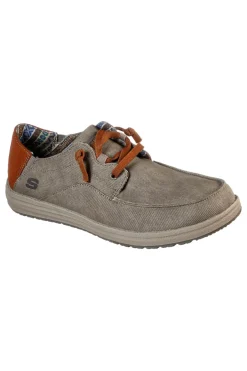 Mocassini taupe Relaxed Fit con Memory Foam Skechers Melson Planon