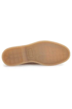 Mocassini Tortora con Tomaia in Suede Vera Pelle PTR 2070