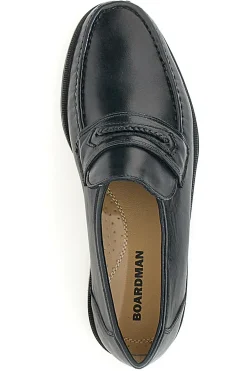 Mocassino Boardman 703 Nero Vera Pelle