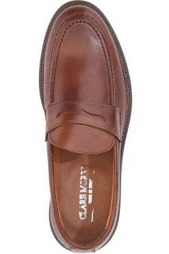 Mocassino Claremorris 204 Marrone Vera Pelle