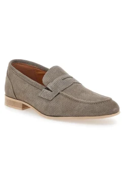 Mocassino in Pelle Scamosciata Beige PITTARELLO 1131