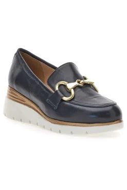 Mocassino in Vera Pelle blu con dettaglio PITTARELLO CLASS 5090