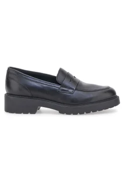 Mocassino nero con suola carrarmato Pittarello glam 842120