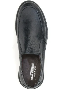 Mocassino Vera Pelle Nero Caio Veneno 21300