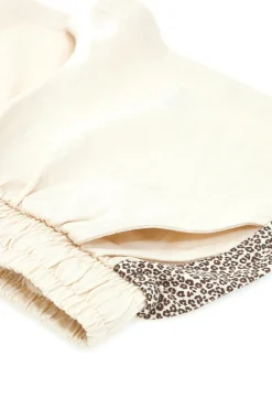 Pantaloncini Beige Con Fantasia Leopardata Pitt Kids PT-K-SH-7004