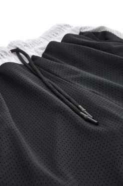 Pantaloncini Neri Sportivi Traforati al Ginocchio Bianchi e Neri Made in Italy BOARDMAN BRDM6