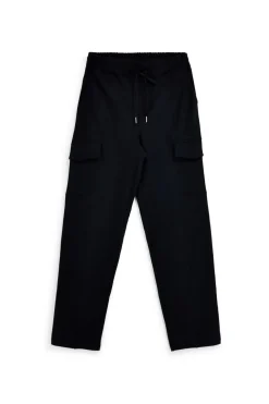 Pantalone Nero Cargo con Coulisse Skechers PT101