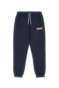 Pantalone Sportivo felpato blue CHAMPION RIB CUFF PANTS