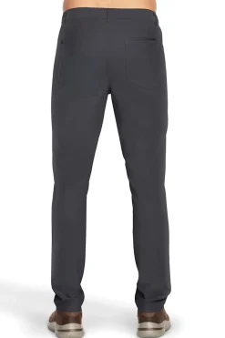 Pantaloni antracite a 5 tasche con zip Skechers PT108