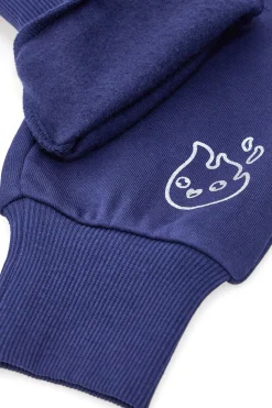 Pantaloni blu con polsini alle caviglie PITT KIDS 6009