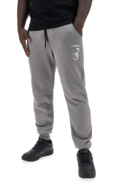 Pantaloni jogger grigi con logo stampato Abarth AH025PA