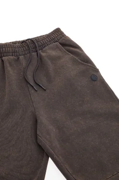 Pantaloni jogger marrone effetto vintage interno caldo felpato Boardman PT-M-P-8053
