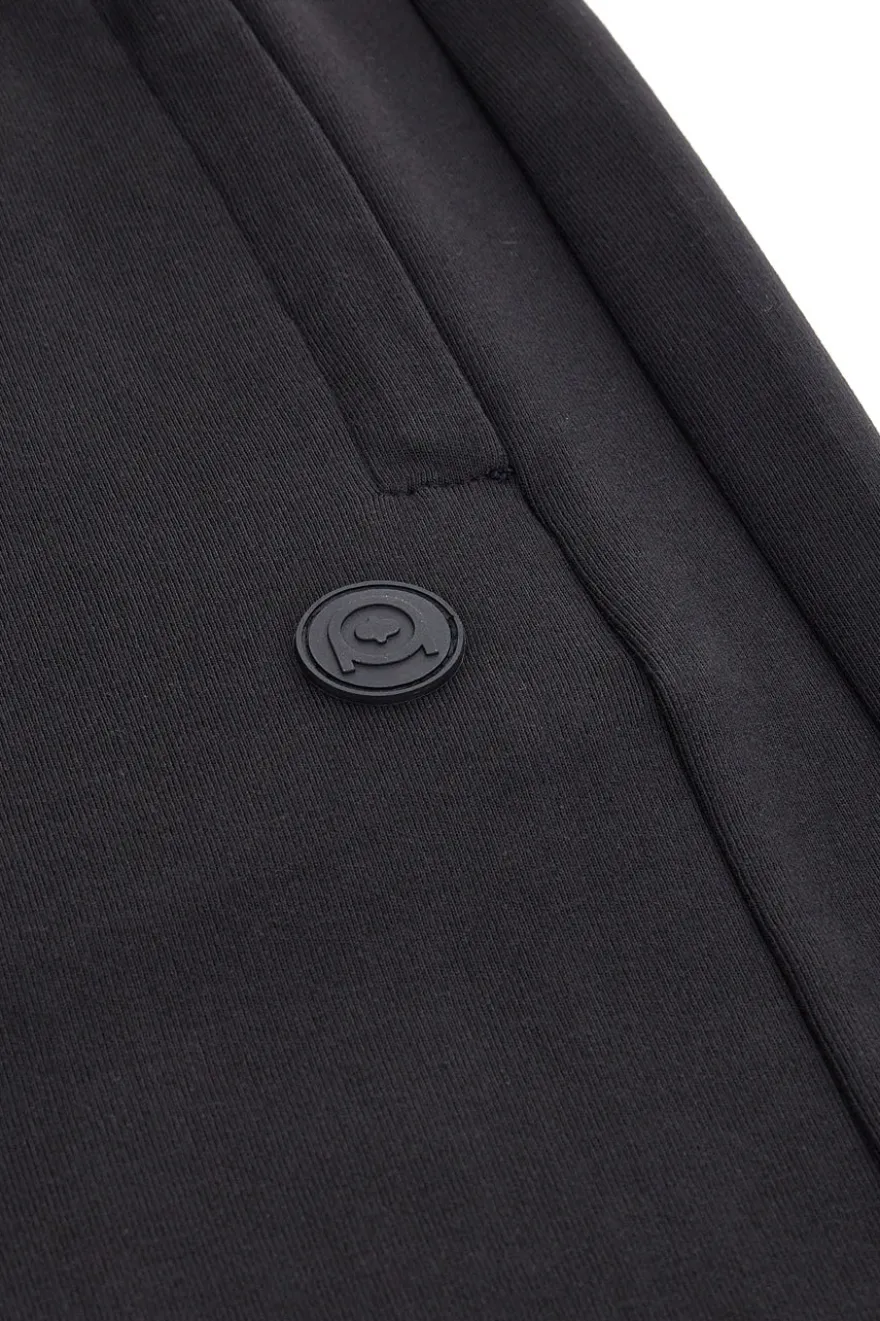 Pantaloni jogger neri con inserti tono su tono Boardman PT-M-P-8056