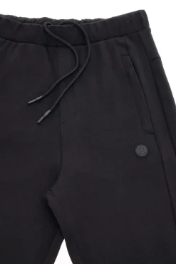 Pantaloni jogger neri con inserti tono su tono Boardman PT-M-P-8056