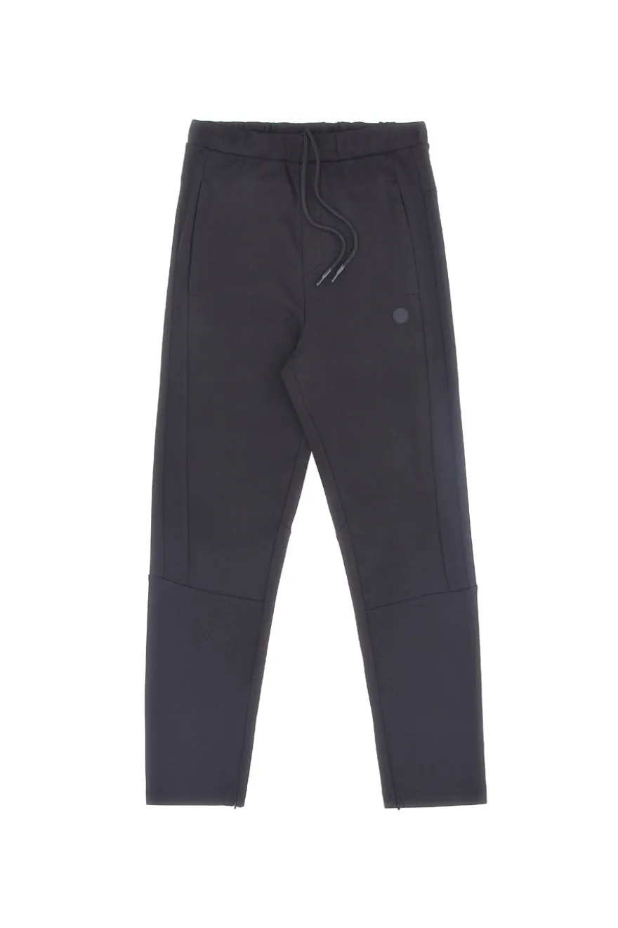 Pantaloni jogger neri con inserti tono su tono Boardman PT-M-P-8056