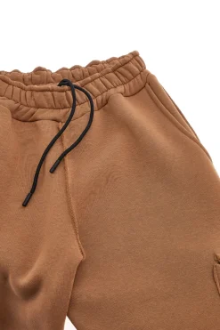 Pantaloni marroni cargo interno felpato Boardman 200