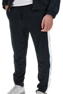 Pantaloni Neri Con Fasce Laterali Bianche SKECHERS Premier Track Pant