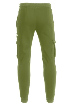 Pantaloni tuta cargo verdi con tasche e interno felpato Joma Street Long Pants