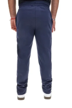 Pantaloni tuta jogger blu in cotone Sevenoaks NBY820
