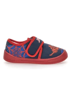 Pantofola con Velcro Blu Disney Spiderman
