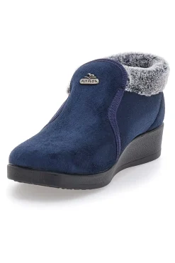 Pantofole blu alla caviglia FLY FLOT 3771