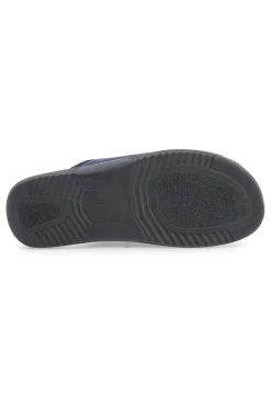 Pantofole Blu con fantasia losanghe INBLU 11 DG