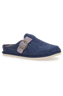 Pantofole blu con fibbia regolabile e suola comfort Inblu 42 CS