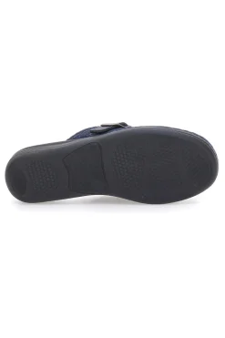Pantofole blu con fibbia e plantare comfort Inblu 50 CF