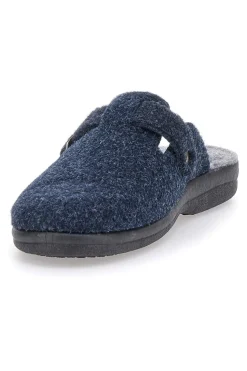 Pantofole blu in lana cotta PITTARELLO 2T2L 8000