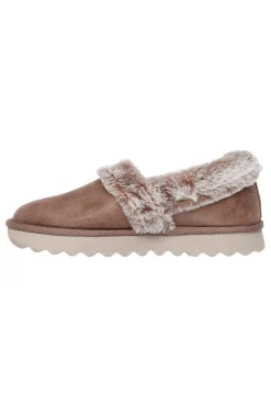 Pantofole chiuse Taupe SKECHERS Cozy Up