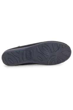 Pantofole Cibatte nere con ricamo dorato Superga S10U272
