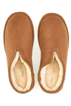 Pantofole color cuoio con interno caldo e suola antiscivolo Superga S64Y378