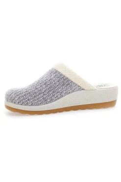 Pantofole Grigie In Panno Made In Italy Fly Flot 4469