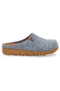 Pantofole Grigie In Panno Inblu 08 DK