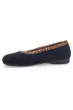 Pantofole Nere Animalier Superga 41598