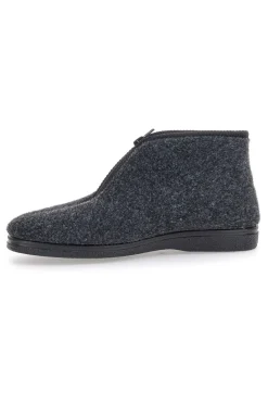 Pantofole nere con cerniera Jerpoint CA249