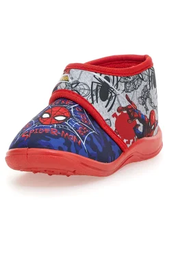 Pantofole rosse e blu con stampa Spiderman e chiusura a strappo Spiderman R1310311T01
