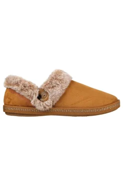 Pantofole Skechers Cozy Campfire Fresh Toast Marroni