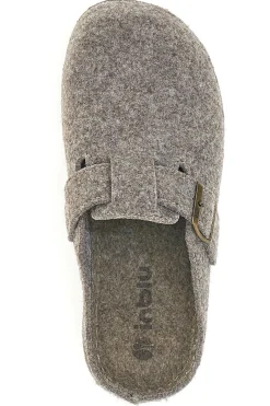 Pantofole Tortora In Panno Inblu12 mt