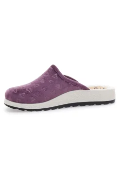 Pantofole viola con tomaia stretch FLY FLOT 5123