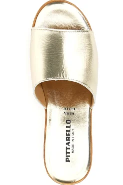 Pitatrello Plateau-Hausschuhe 2331 Gold