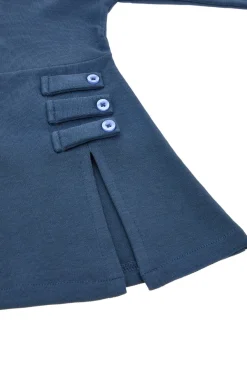 Pitt Kids PT-KD-8016 Origami-Stickerei, blaues Kleid