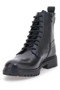 Pittarello 23746 Schwarze Stiefeletten mit seitlichem Reißverschluss und Memory Foam
