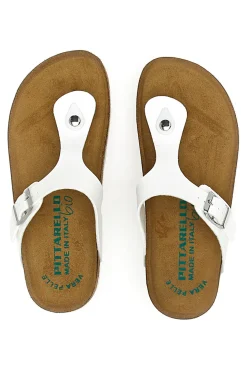 Pittarello Bio Weiße Flip-Flops-Hausschuhe 3352177