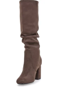 Pittarello Capsule BT2140004 Braune Kniehohe Stiefel mit Absatz und weichem Schaft