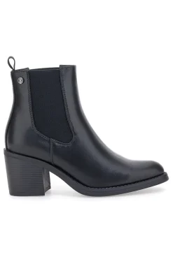 Pittarello Capsule BT24186001 Schwarze Chelsea-Stiefeletten mit Absatz