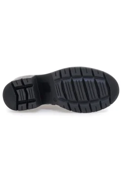 Pittarello Focus KI4040 schwarze Stiefeletten mit breitem Absatz und Schnürverschluss