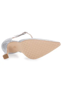 Pittarello Must-Have Silberglitter Dekolleté 4274