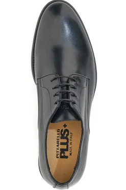 Pittarello Plus 734 Schnürschuhe aus schwarzem Echtleder
