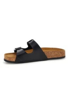 Pittarello Tierra doppelte schwarze Hausschuhe 335A20630SR